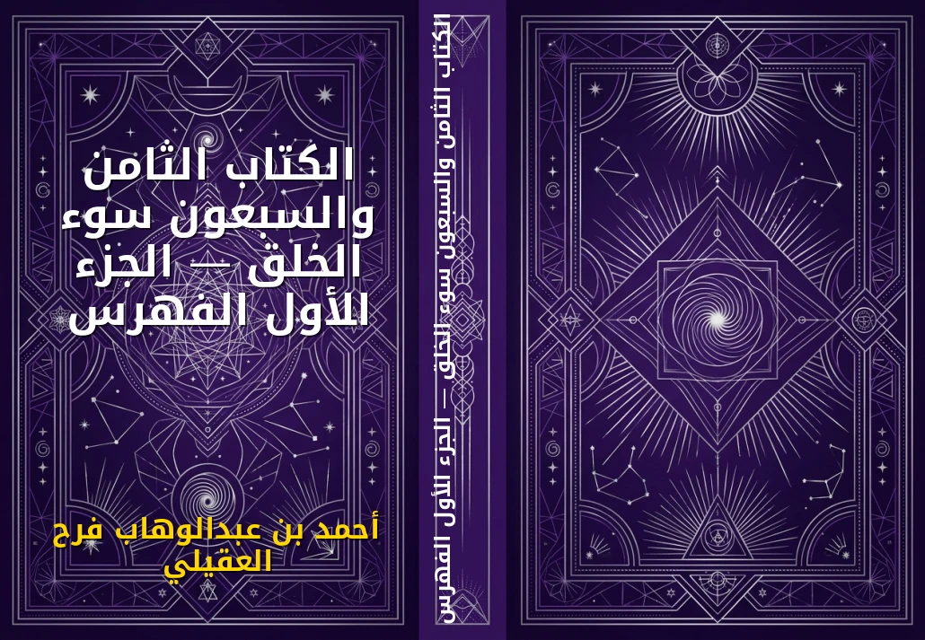الكتاب الثامن والسبعون سوء الخلق — الجزء الأول الفهرس
